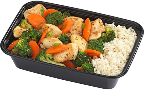 GoodCook Meal Prep Containers, Single Compartment, BPA-Free Reusable