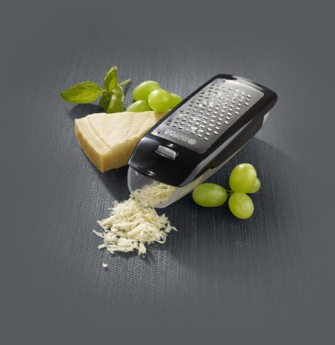Boska Easy Grater/Table Grater/Dishwasher Safe/Silver/Black / 16,5 x 7
