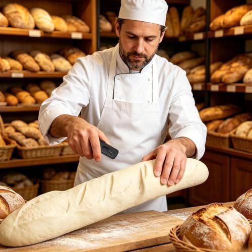 Bread Lame Dough Scoring Tool Extractable Magnetic with 5 Razor