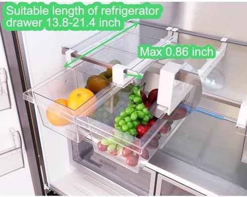 Yatmung 2 Pack Extra-Large Deli Drawer Organizers