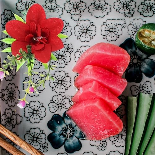 Tofficu Sushi Decoration Flower Ornaments for Plates 10-Piece