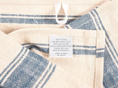 KAF Home Natural Rustic Farmhouse Slubbed Kitchen Towel | 100% Cotton