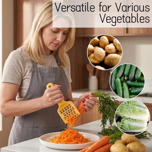 Stainless Steel Coarse Grater 2-Piece- Vegetable Slicer and Shredder