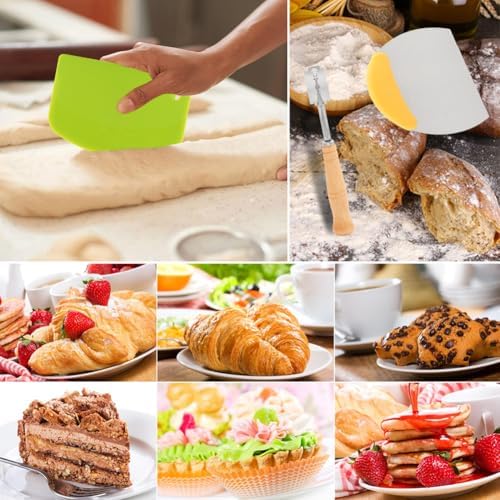 Bread Baking Tools Set, 12 Piece Kit with Silicone Baking Mat 21.5 cm