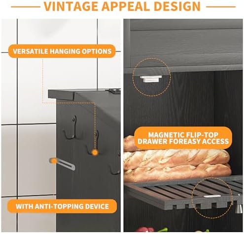 Potato Storage Bins, Fruit and Vegetable Storage, Kitchen Pantry