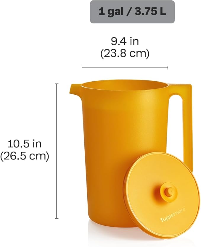 Tupperware Impressions Classic Sheer 1 Gallon Pitcher - Image 3