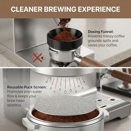 51mm Espresso Accessories Kit – 26PCS Tamping Station, Tamper, WDT