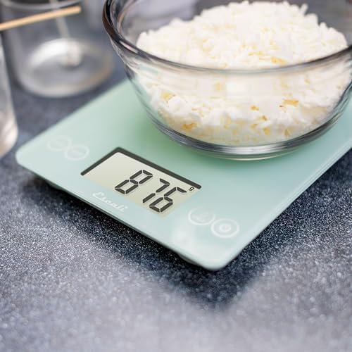 Escali Arti Glass Food Scale Digital Countertop Kitchen, Baking and