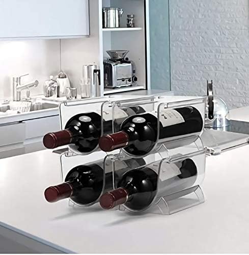 Generic Brands Plastic Water Bottle Organizer and Wine Rack Storage