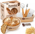 ABIOTO Sourdough Bread Proofing Baskets and Baking Supplies - 14-Piece