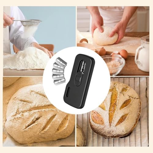 Lame Bread Tool Extractable Magnetic with 5 Razor Cutters