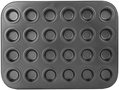 Stainless Steel Non Sticky Cake Muffin Egg Tart Baking Pan Mold 24