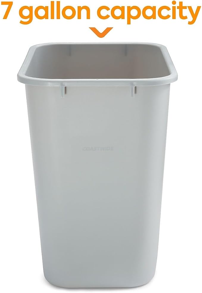 COASTWIDE Professional™ Indoor Trash Can Without Lid, 7 Gallon - Image 3