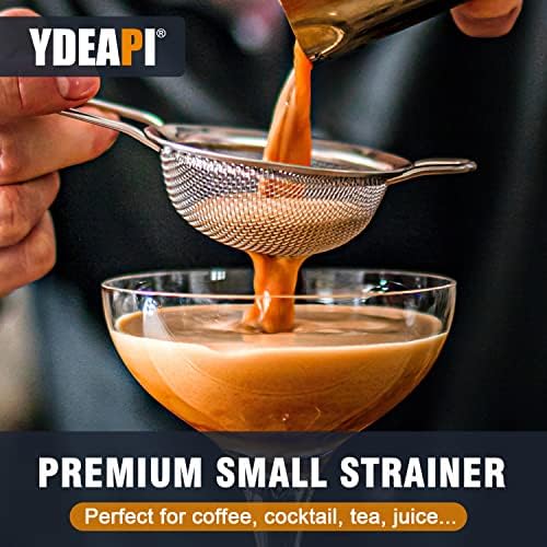 Ydeapi Fine Mesh Strainer, Stainless Steel Strainers with Sturdy
