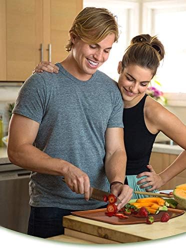 Chop Keeper Chopping Tray with Raised Sides and Easy-Guide Funnel