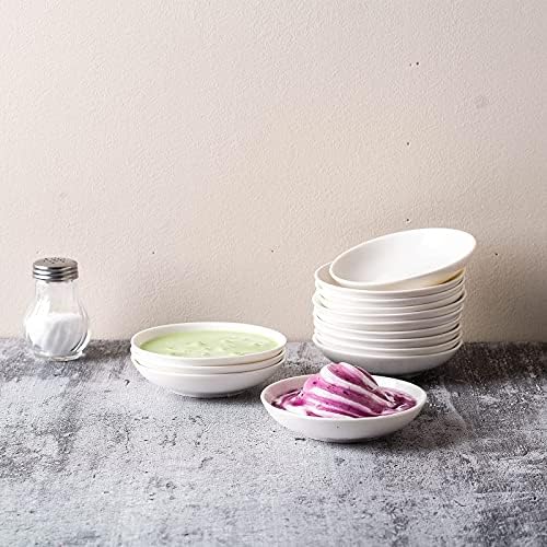 UIBFCWN 3 Oz Ceramic Dipping Bowls, Soy Sauce Dishes Set of 30