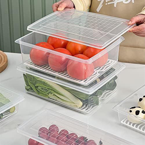4PCS X-Large Plastic Food Storage Containers