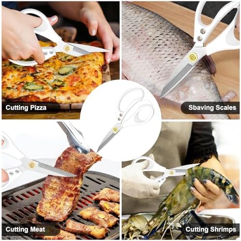 All Purpose Kitchen Scissors, Kitchen Shears Heavy Duty - Dishwasher
