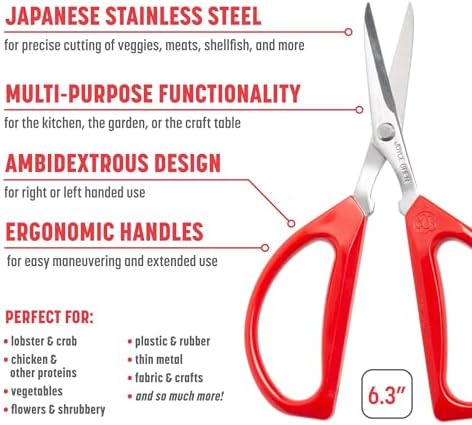 Joyce Chen Original Unlimited Kitchen Scissors All Purpose Kitchen