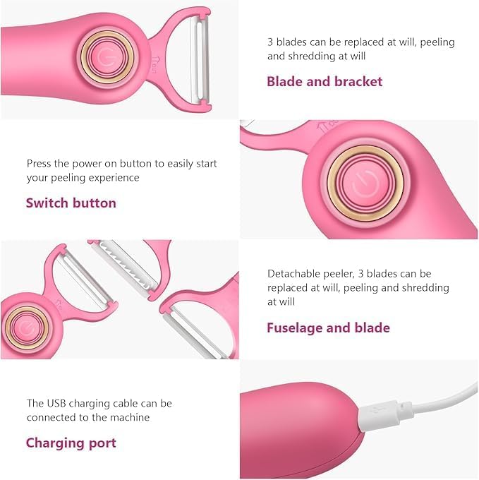 3-in-1 Electric Peeler | Auto Blade - Image 8