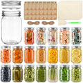 12 oz Mason Jars with Lids, 20 Pack