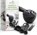 Spring Chef Black Magnetic Measuring Cups & Spoons - 9 pcs - Nesting