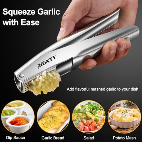Garlic Press, Stainless Steel
