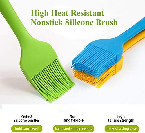 Basting Brush + Large Spatula Silicone Pastry Baking BBQ Sauce