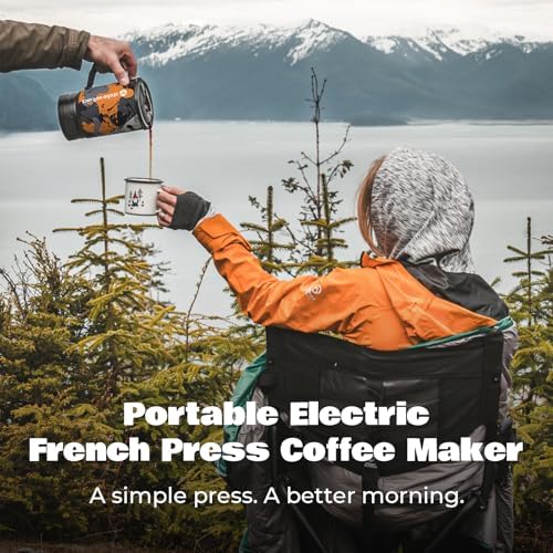 Portable Electric French Press, 120V