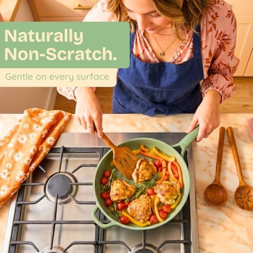 Non-Toxic Acacia Wooden Utensils Set, 6-Piece, Glue and Mineral Oil