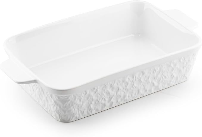 Dafuceramic Casserole Dish for Oven, 4.2 QT Baking Dish, 9x13 Large Porcelain by Dafuceramic
