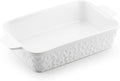 Dafuceramic Casserole Dish for Oven, 4.2 QT Baking Dish, 9x13 Large Porcelain by Dafuceramic