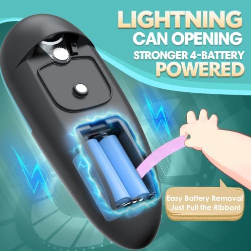 Electric Can Opener, One Touch Hands Free Automatic Can Opener for