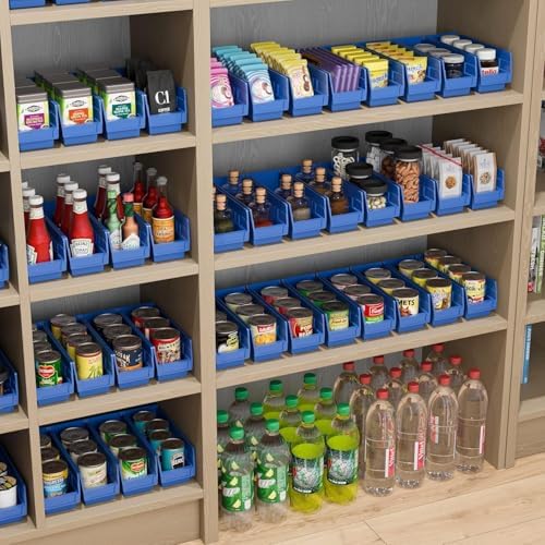 Akro-Mils 30120 Plastic Shelf Bins, 12" x 4" x 4", 24-Pack