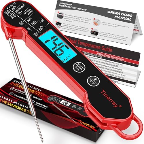 Digital Meat Thermometer, Folding Probe