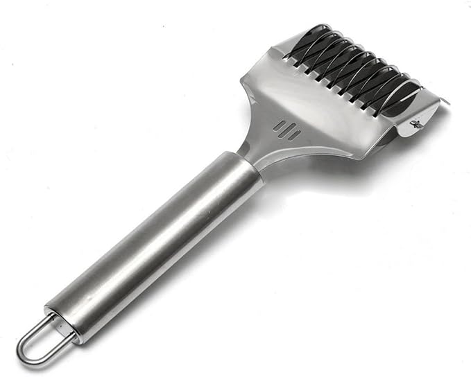 16x7x3.1cm High Grade Stainless Steel Noodle Lattice Roller Docker Dough Cutter by Mangocore