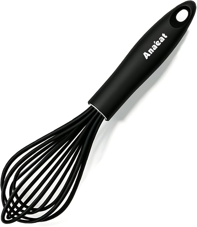 Anaeat 9" Silicone Balloon Whisk, Milk and Egg Beater Blender, Heat Resistant by Anaeat