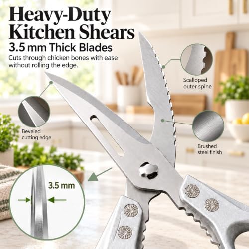Detachable Kitchen Shears Scissors Heavy Duty for Poultry Meat Chicken