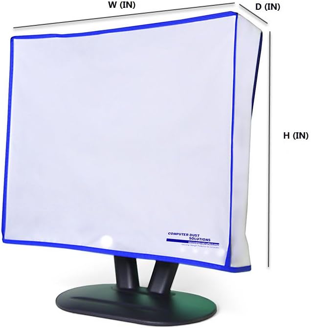 Computer Monitor dust Cover for Flat Panel LCD-Silky Smooth Anti-Static Vinyl - Image 4