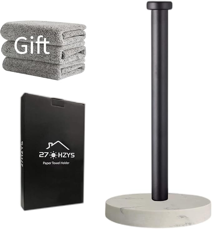 Paper Towel Holder Countertop, Standing Paper Towel Roll Holder by Unknown