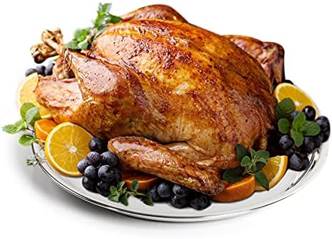 14 In Stainless Steel Roasting Pan, Stainless Steel Heavy Duty