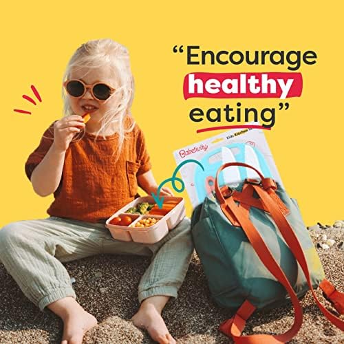 Baketivity Kid-Safe Plastic Knife Set with Cutting Board
