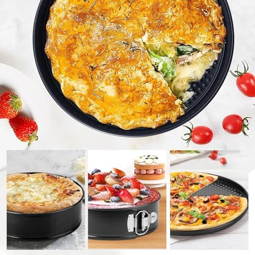10 Inch Springform Pan Round Non Stick Cheesecake Pan Durable Baking