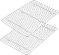 Cooling Rack Set of 2, E-far 181⁄2x121⁄2 Wire Racks for Baking Cooking