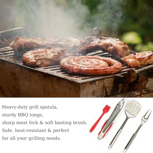 12 Pcs Stainless Steel Camping Cooking Utensil Set