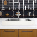 30" (75cm) Kitchen Sink Splash Guard, Silicone Water Guard - White