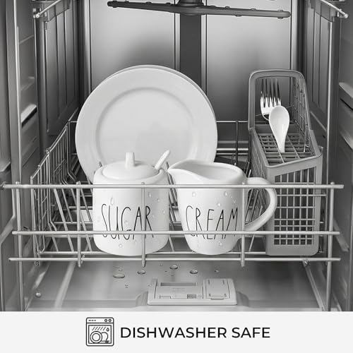 Sugar and Creamer Set, Cream Container and Sugar Holder Set for Coffee