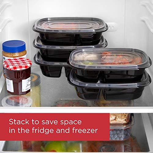 Rubbermaid 32-Piece Food Storage Containers with 2 Compartments and