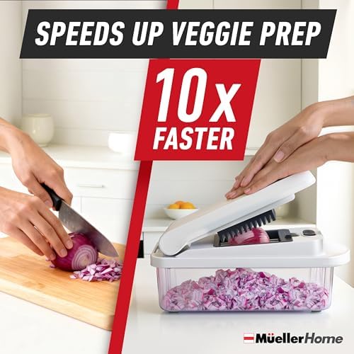 Mueller 10-in-1 Vegetable Chopper & Mandoline Slicer