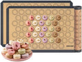 Macaron Baking Mat, Full Sheet, Pack of 2, Gray